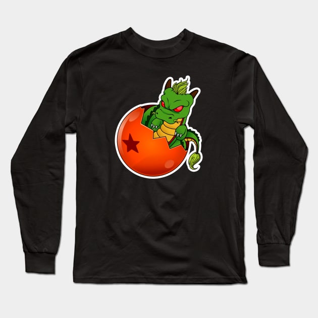 Baby Dragon Long Sleeve T-Shirt by Anrego